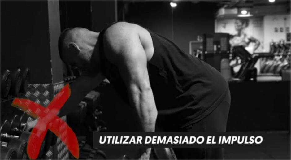 Usar demasiado impulso