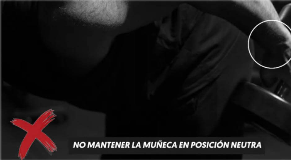 Mover la muñeca error