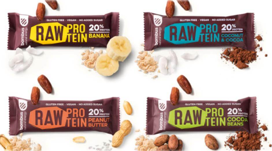 TOP 7 mejores barritas proteicas del mercado 25 Raw Protein Bombus Energy