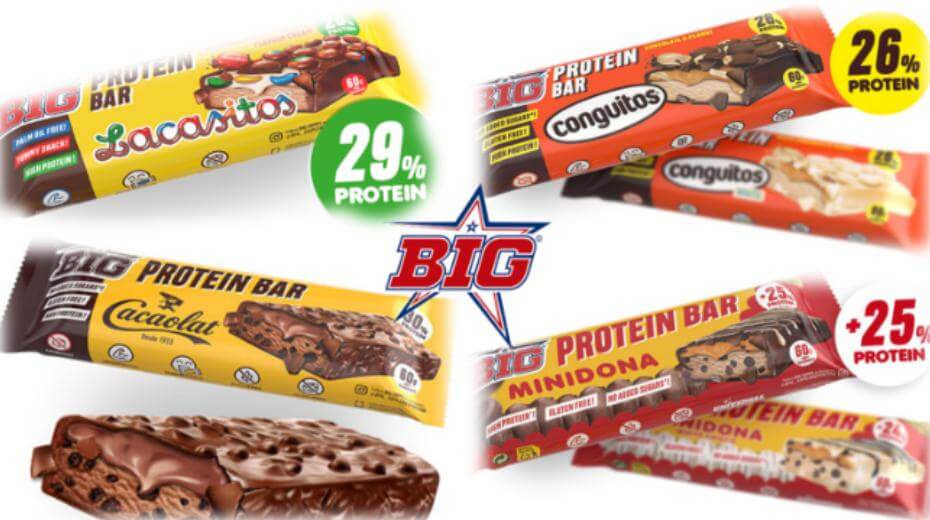 TOP 7 mejores barritas proteicas del mercado 33 Big Supps barritas proteicas