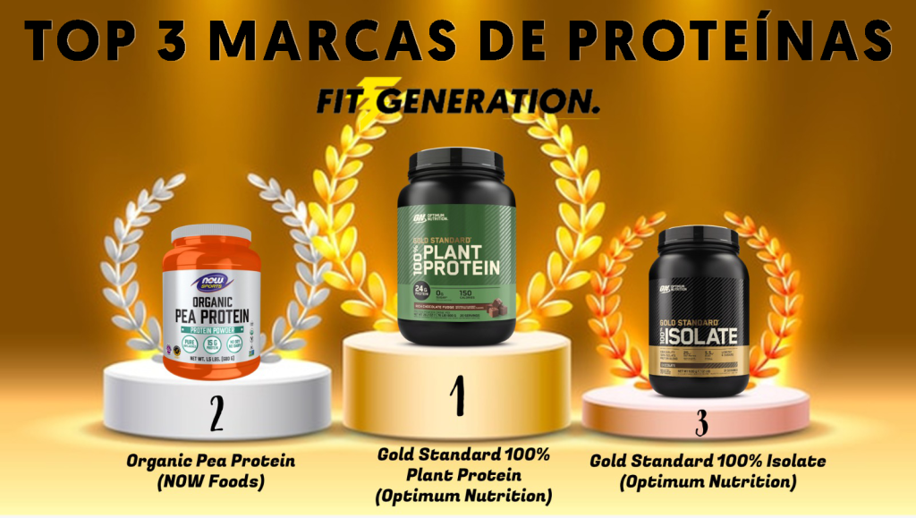 TOP 3 MARCAS DE PROTEÍNAS