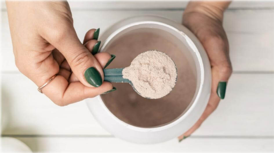 Consumo de proteína en polvo