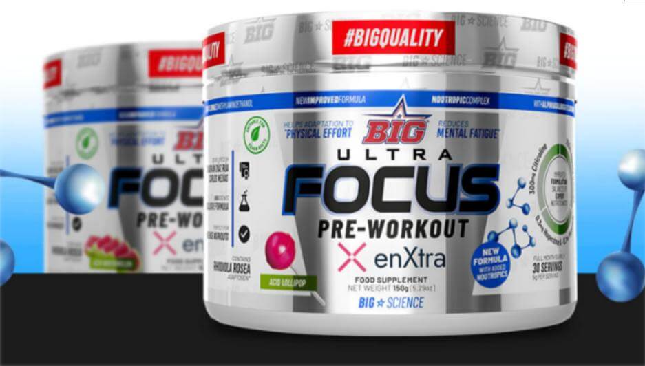 TOP 7 mejores pre-entrenos del mercado en 2026 23 Ultra Focus Big Supps