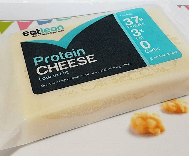 Consumo equilibrado queso proteico