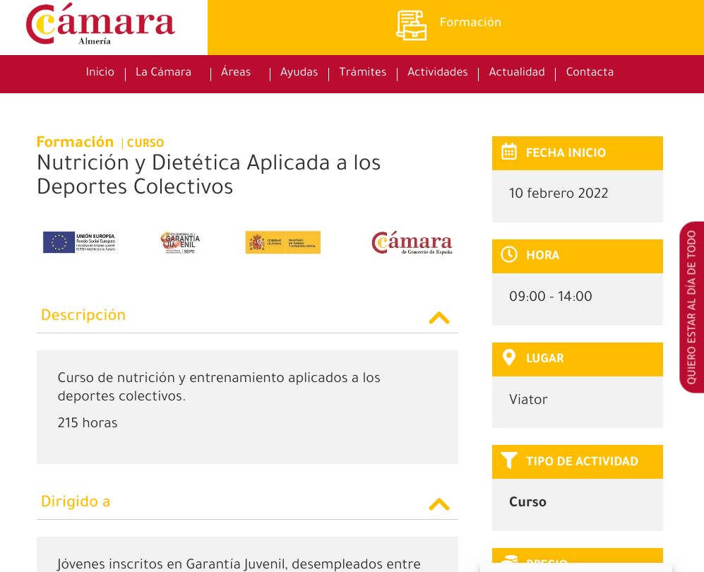 Deportes Colectivos Cámara de Almería