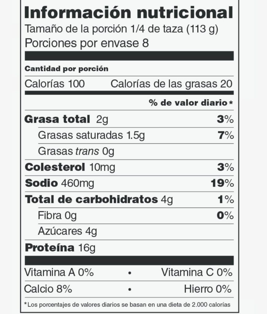 etiquetado nutricional 4
