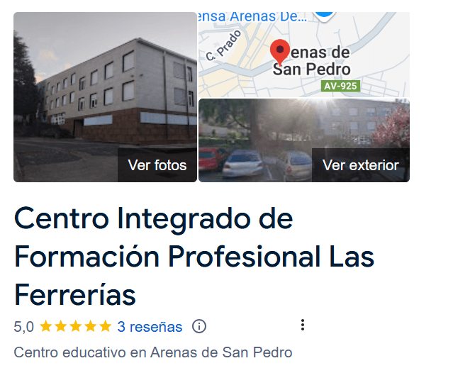 Formación Profesional Las Ferrerías