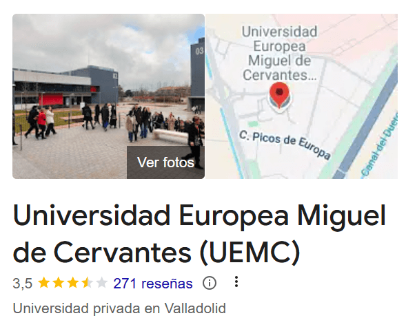 Universidad Europea Miguel de Cervantes