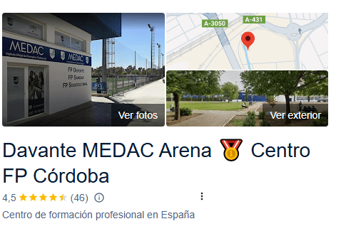Centro de Formación Profesional MEDAC 