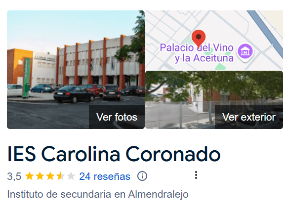 IES Carolina Coronado