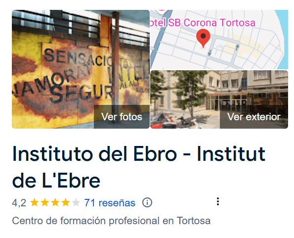 Institut de l’Ebre Tarragona