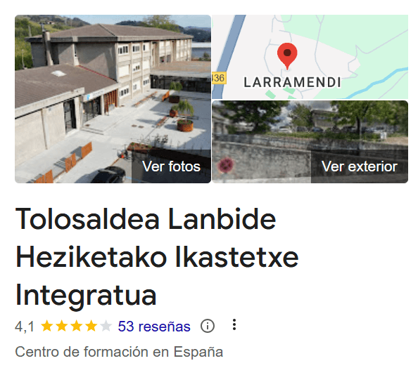 CIFP Tolosaldea centro de educación