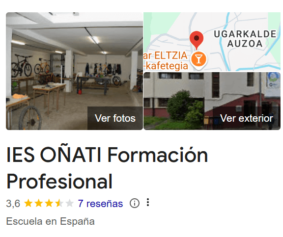IES Oñati escuela es España