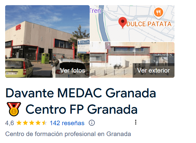 Formación Profesional Davante MEDAC