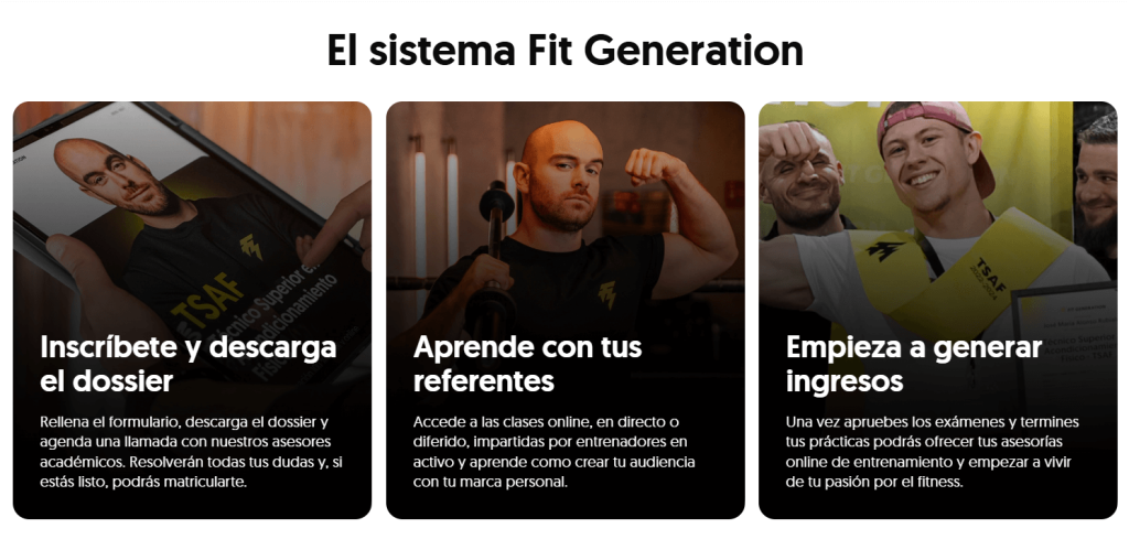 TSAF a distancia desde León Fit Generation