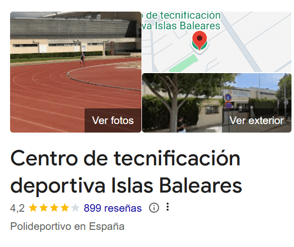 ¿Dónde Estudiar TSAF en Palma de Mallorca? 3 Centro de tecnificación deportiva