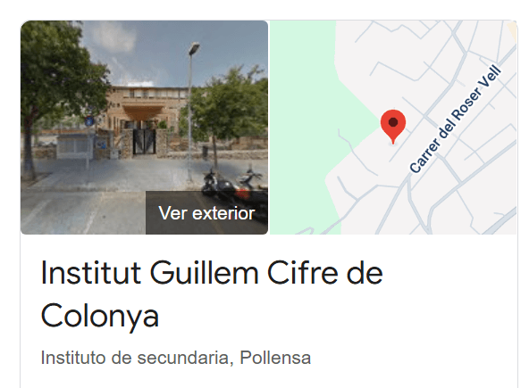 ¿Dónde Estudiar TSAF en Palma de Mallorca? 5 IES Guillem Cifre de Colonya