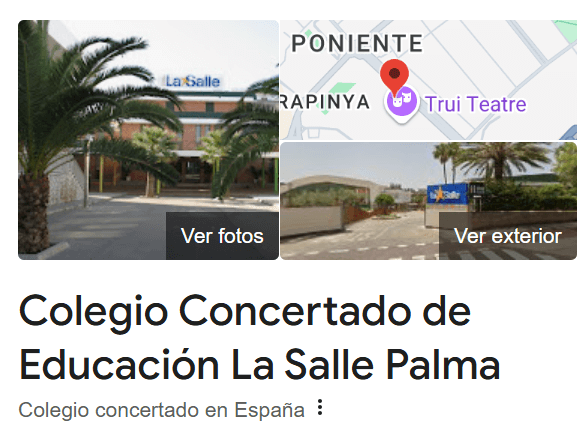 ¿Dónde Estudiar TSAF en Palma de Mallorca? 11 Colegio Educación La Salle Palma