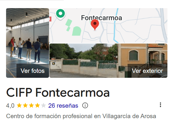 CIFP Fontecarmoa ubicación