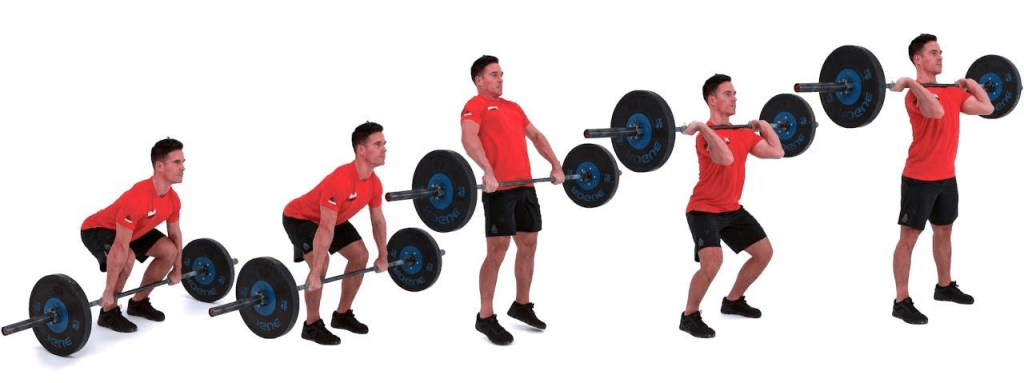 Ejecución del Power Clean