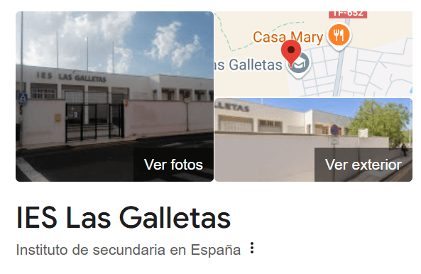 IES Las Galletas estudiar TSAF