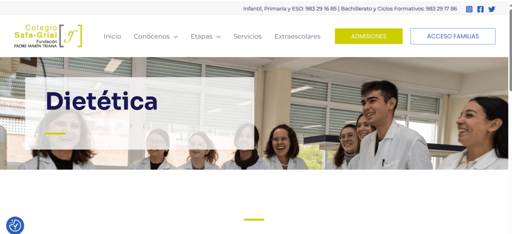 Colegio Safa-Grial Dietética