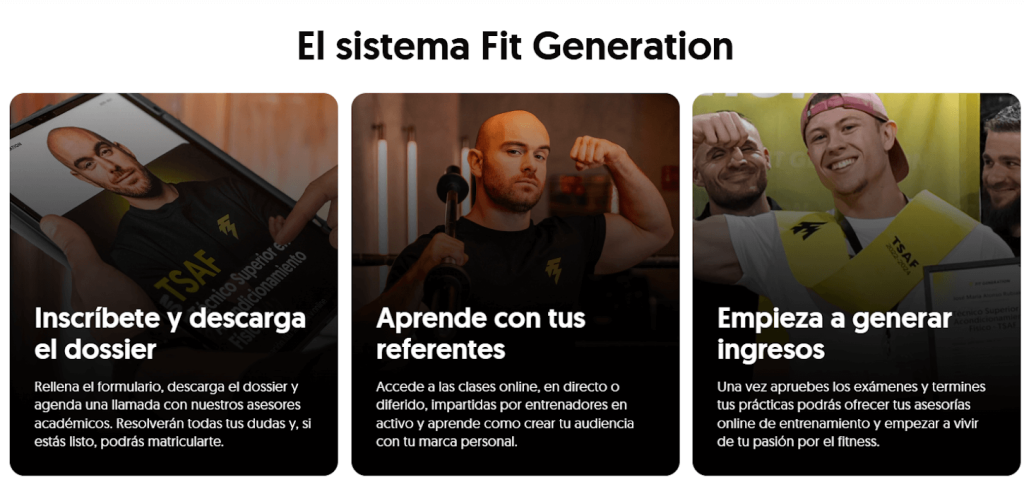 TSAF en Fit Generation