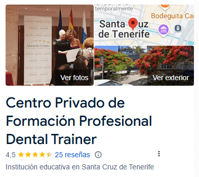 Formación Profesional Dental Trainer