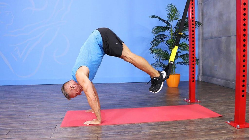 Ejecución de un pike con TRX