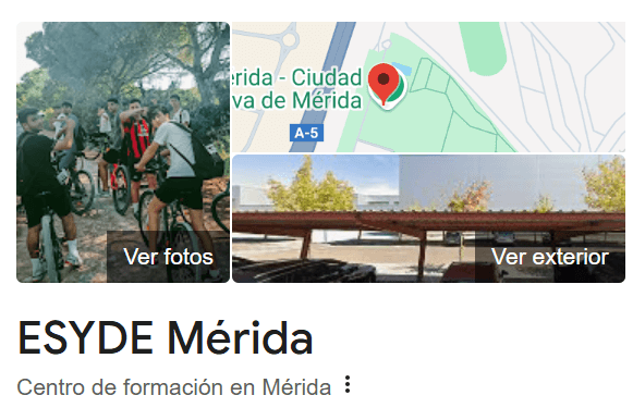 ESYDE Mérida centro de formación