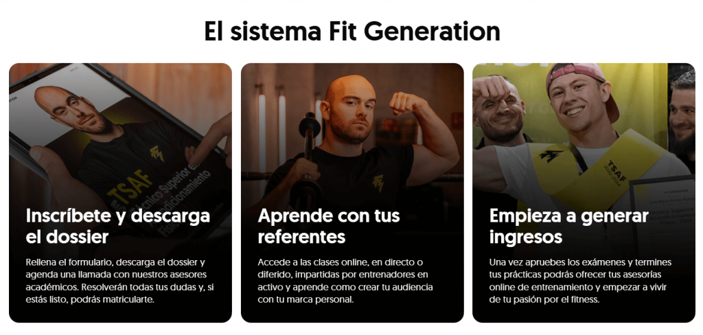 TSAF en Fit Generation