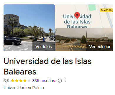 Universidad de las Islas Baleares