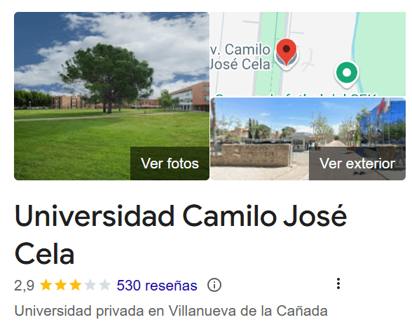 Universidad Camilo José Cela
