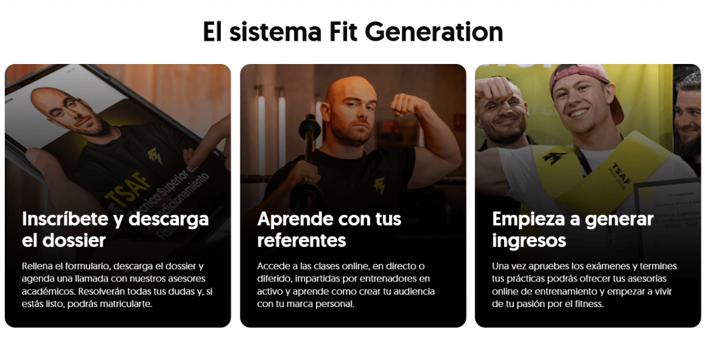 Ser TSAF en Fit Generation 