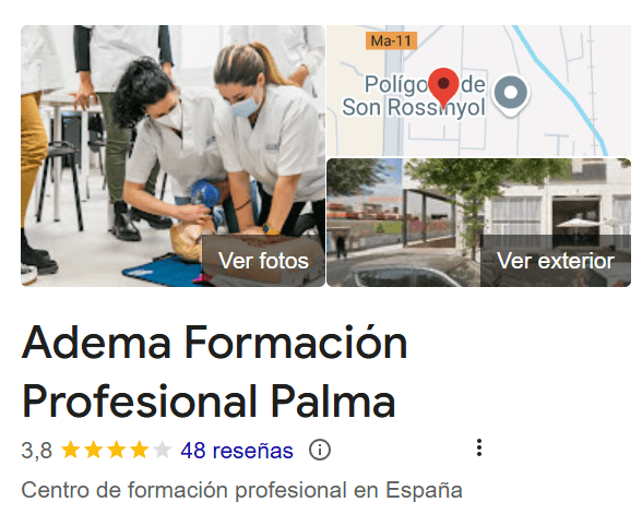Adema Formación Profesional Palma