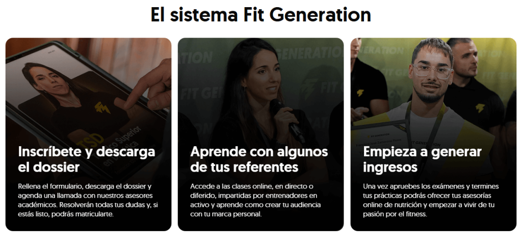 TSD en Fit Generation