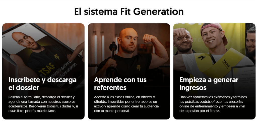 TSAF en Fit Generation