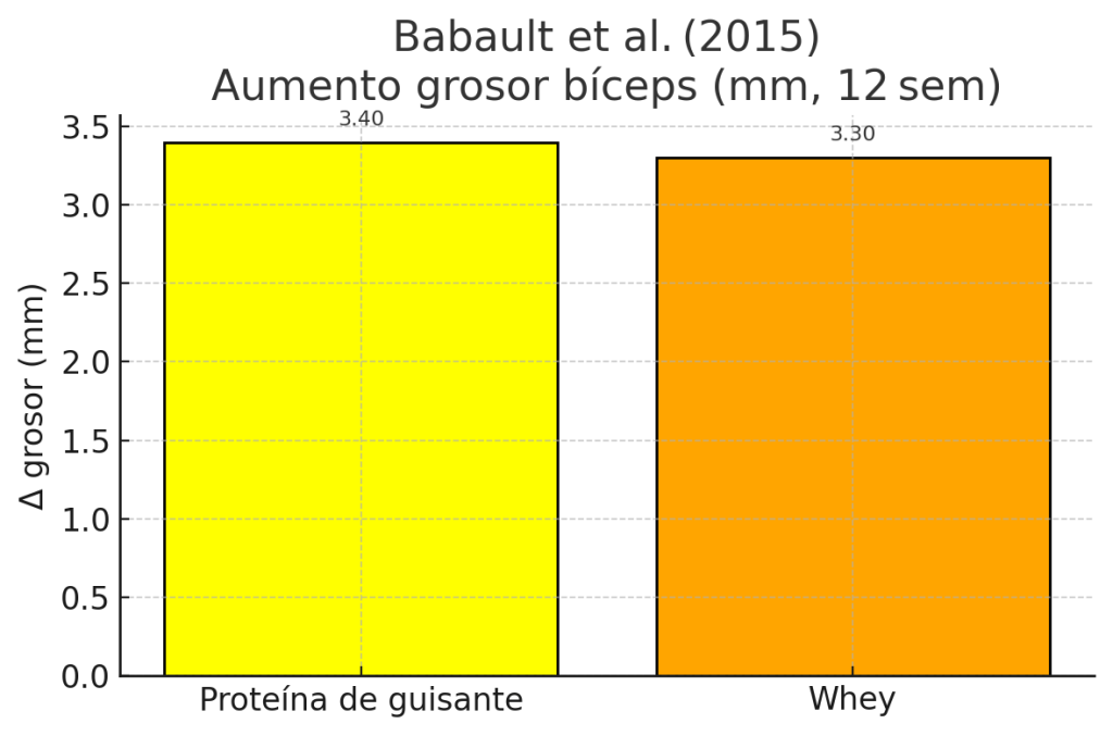 Aumento del grosor del bíceps