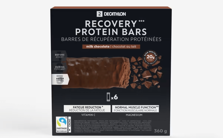 Barritas proteicas de Decathlon