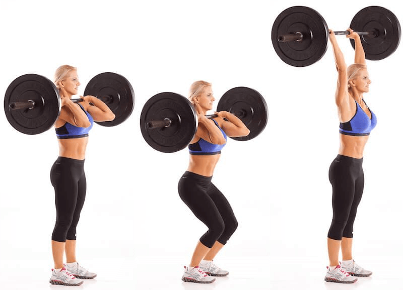Ejecución del push press