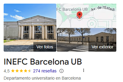 Departamento universitario Barcelona