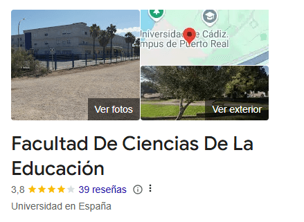 Facultad de Ciencias de la Educación