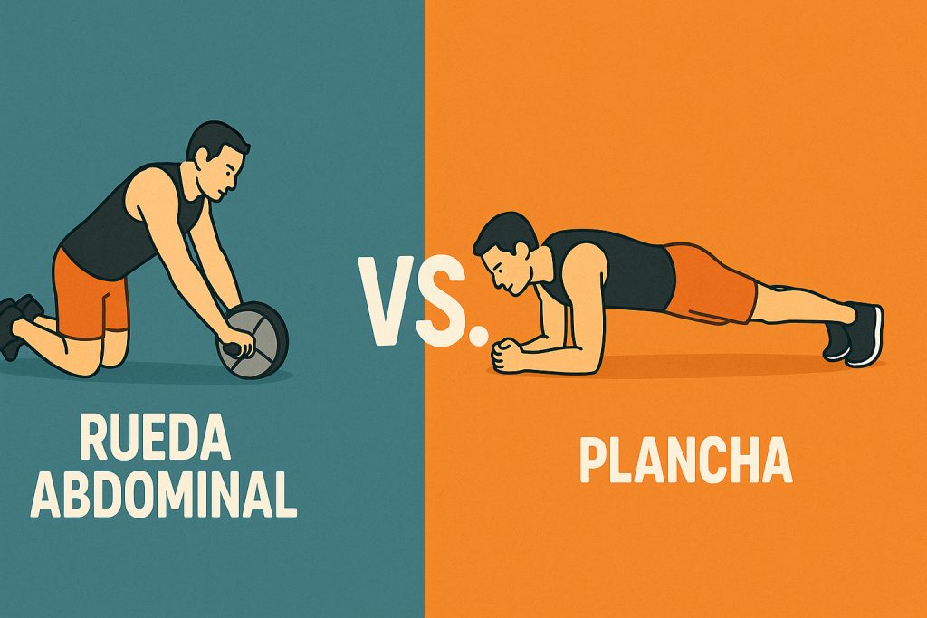 Rueda abdominal vs plancha, ¿cuál es mejor para abdominales? 1 ChatGPT Image 12 jul 2025 18 34 58