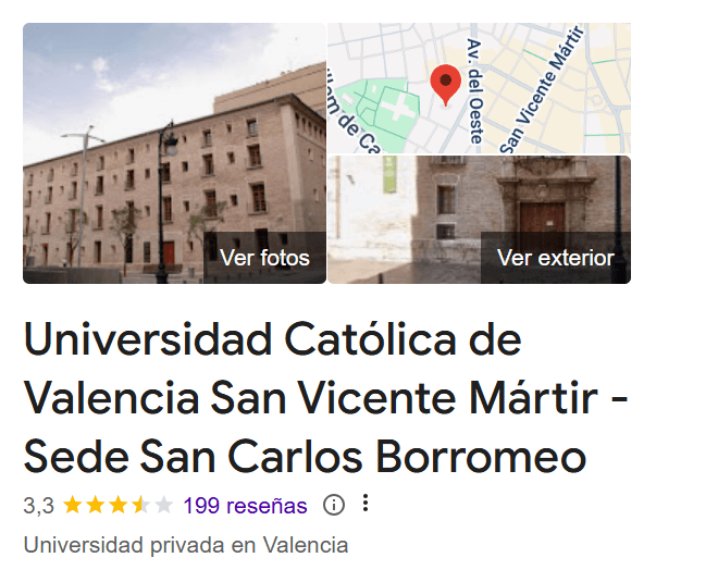 Universidad Católica de Valencia