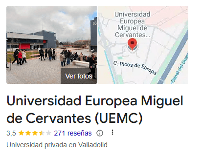 Universidad Europea Miguel de Cervantes