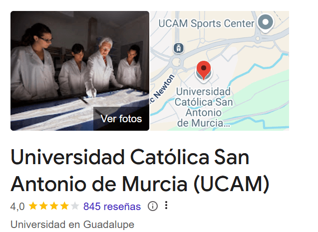 Estudiar CAFYD en UCAM Murcia