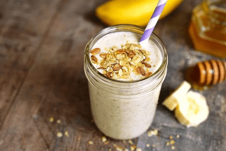 Batido de kéfir y frutos secos
