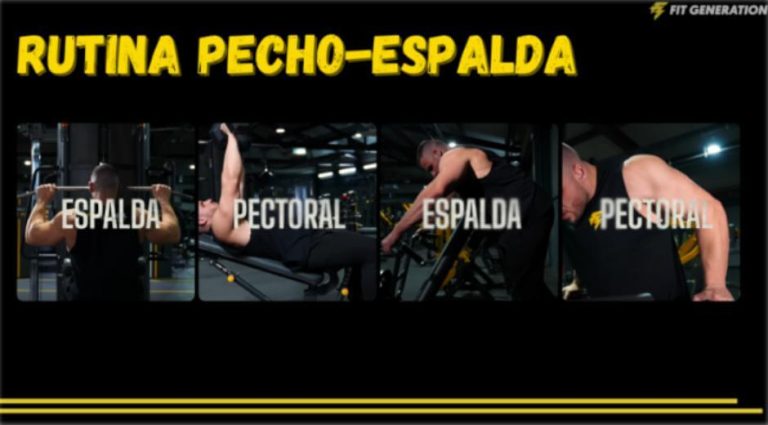 llᐈ La mejor Rutina de Pecho y Espalda (+ descargar)