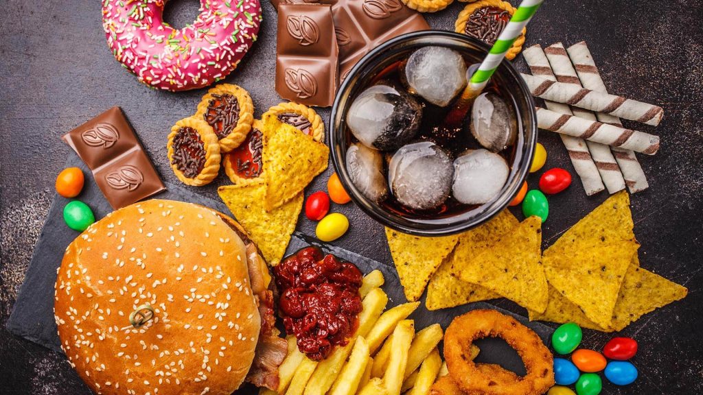 Diferentes alimentos ultraprocesados