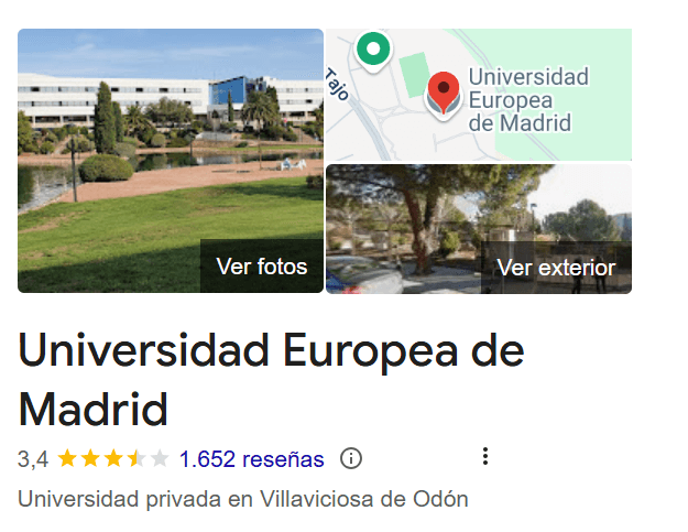  Universidad Europea de Madrid